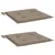 Produktbild 3 för Stolsdynor 2 st taupe 50x50x3 cm oxfordtyg