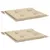 Produktbild 3 för Stolsdynor 2 st beige 50x50x3 cm oxfordtyg