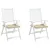 Produktbild 4 för Stolsdynor 2 st beige 50x50x3 cm oxfordtyg