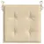 Produktbild 6 för Stolsdynor 2 st beige 50x50x3 cm oxfordtyg