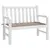 Produktbild 3 för Bänkdyna för trädgården taupe 120x50x3 cm oxfordtyg