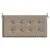Produktbild 4 för Bänkdyna för trädgården taupe 120x50x3 cm oxfordtyg