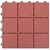 Produktbild 6 för Trall 10 st röd 30,5x30,5 cm plast