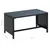 Produktbild 4 för Soffbord svart 70x40x38 cm konstrotting