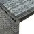 Produktbild 3 för Soffbord antracit 70x40x38 cm konstrotting