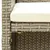 Produktbild 3 för Trädgårdssoffa 2-sits med dynor konstrotting beige