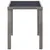 Produktbild 3 för Trädgårdsbord antracit 123x60x74 cm konstrotting