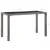 Produktbild 5 för Trädgårdsbord antracit 123x60x74 cm konstrotting