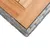 Produktbild 5 för Trädgårdsbord antracit och brun 123x60x74 cm massivt akaciaträ