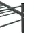 Produktbild 5 för Sängram grå metall 120x200 cm