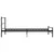 Produktbild 4 för Sängram svart metall 100x200 cm