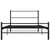 Produktbild 3 för Sängram svart metall 90x200 cm