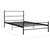 Produktbild 7 för Sängram svart metall 90x200 cm