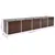 Produktbild 6 för Odlingslåda upphöjd galvaniserat stål 400x80x45 cm brun