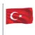 Produktbild 4 för Turkiets flagga 90x150 cm