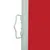 Produktbild 7 för Infällbar sidomarkis 120x500 cm röd