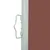Produktbild 7 för Infällbar sidomarkis 120x500 cm brun