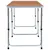 Produktbild 3 för Hopfällbart campingbord aluminium 240x60 cm