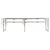 Produktbild 4 för Hopfällbart campingbord aluminium 240x60 cm