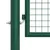 Produktbild 5 för Trädgårdsgrind stål 400x125 cm grön