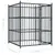 Produktbild 5 för Hundgård för utomhusbruk 150x150x185 cm