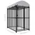 Produktbild 5 för Hundgård för utomhusbruk med tak 150x100x175 cm