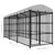 Produktbild 5 för Hundgård för utomhusbruk med tak 450x150x210 cm