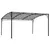 Produktbild 4 för Paviljong 4x3x2,55 m gräddvit