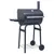 Produktbild för Kolgrill/rökargrill med nedre hylla svart