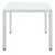 Produktbild 3 för Trädgårdsbord vit 150x90x75 cm konstrotting