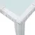 Produktbild 4 för Trädgårdsbord vit 150x90x75 cm konstrotting