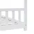 Produktbild 7 för Barnsäng vit massiv furu 90x200 cm