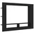 Produktbild 2 för Tv-bänk svart 152x22x113 cm konstruerat trä