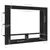 Produktbild 6 för Tv-bänk svart 152x22x113 cm konstruerat trä