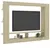 Produktbild 3 för Tv-bänk sonoma-ek 152x22x113 cm konstruerat trä