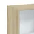 Produktbild 7 för Bokhylla 3 hyllor vit och sonoma-ek 40x24x108cm konstruerat trä