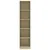 Produktbild 4 för Bokhylla 5 hyllor sonoma-ek 40x24x175 cm konstruerat trä