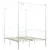 Produktbild 2 för Himmelsäng vit metall 120x200 cm