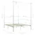 Produktbild 5 för Himmelsäng vit metall 120x200 cm