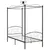 Produktbild 2 för Himmelsäng svart metall 90x200 cm