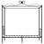Produktbild 4 för Himmelsäng svart metall 90x200 cm