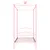 Produktbild 3 för Himmelsäng rosa metall 90x200 cm