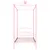 Produktbild 3 för Himmelsäng rosa metall 100x200 cm