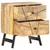 Produktbild 3 för Sängbord 40x30x50 cm massivt mangoträ