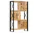Produktbild 6 för Bokhylla 90x30x150 cm massivt mangoträ
