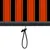 Produktbild 8 för Rullgardin utomhus 80x250 cm orange och brun