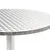 Produktbild 2 för Trädgårdsbord silver 60x70 cm aluminium
