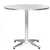 Produktbild 5 för Trädgårdsbord silver 80x70 cm aluminium