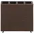 Produktbild 2 för Odlingslåda med 4 krukor upphöjd 80x22x79 cm konstrotting brun