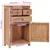 Produktbild 8 för Skänk 50x30x90 cm massiv teak